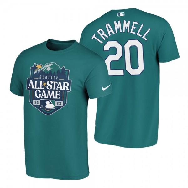 Seattle Mariners Taylor Trammell Aqua 2023 MLB All-Star Game T-Shirt