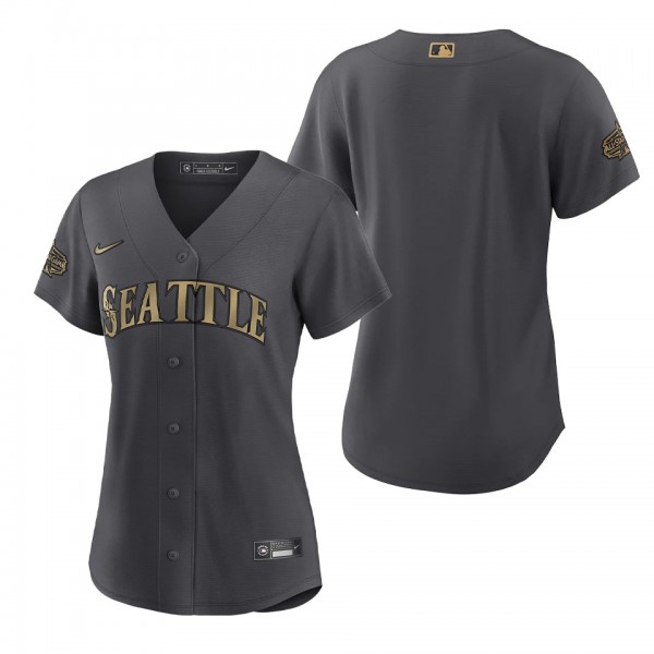 Women's Seattle Mariners Charcoal 2022 MLB All-Star Game Replica Jersey