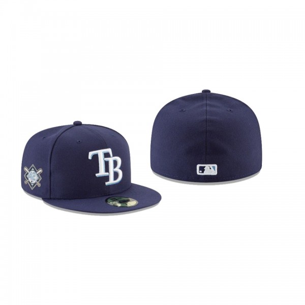 Men's Tampa Bay Rays Jackie Robinson Day Blue 59FIFTY Fitted Hat