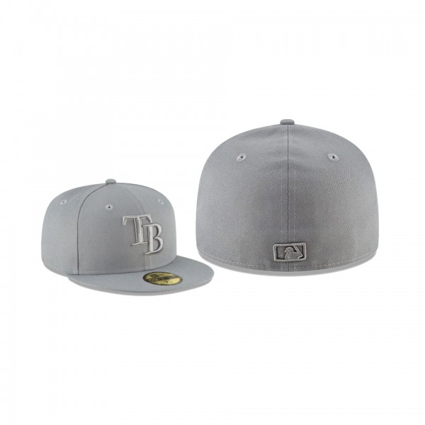 Men's Tampa Bay Rays Storm Tonal Gray 59FIFTY Fitted Hat
