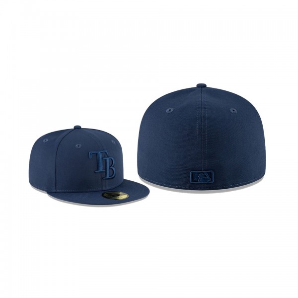 Men's Tampa Bay Rays Oceanside Tonal Navy 59FIFTY Fitted Hat