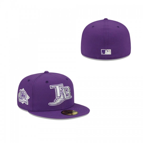 Purple Refresh Tampa Bay Rays 59FIFTY Fitted Hat