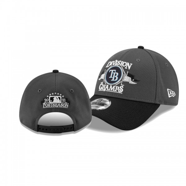 Tampa Bay Rays 2021 AL East Division Champions Black Locker Room Hat