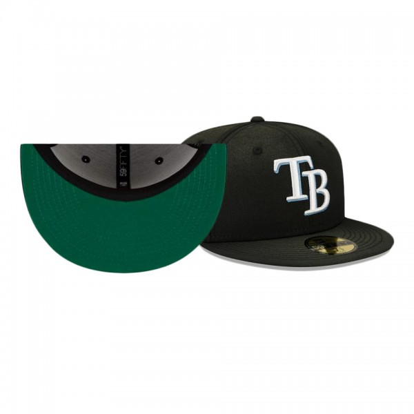 Tampa Bay Rays Sun Fade Black 59FIFTY Fitted Hat