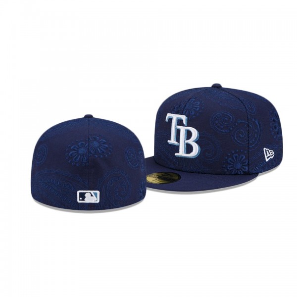 Men's Rays Swirl Blue 59FIFTY Fitted Hat