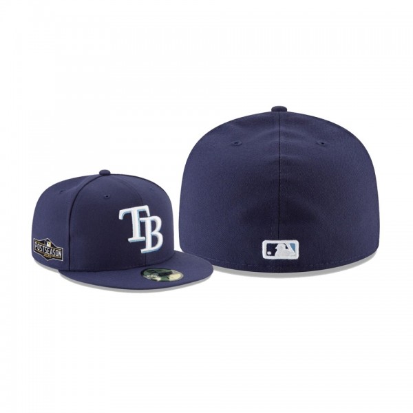 Men's Tampa Bay Rays 2020 Postseason Navy Side Patch 59FIFTY Fitted Hat