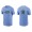 Shane McClanahan Tampa Bay Rays Kevin Kiermaier Light Blue T-Shirt