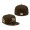 Rays 10th Anniversary Cream Undervisor Fitted Cap Brown
