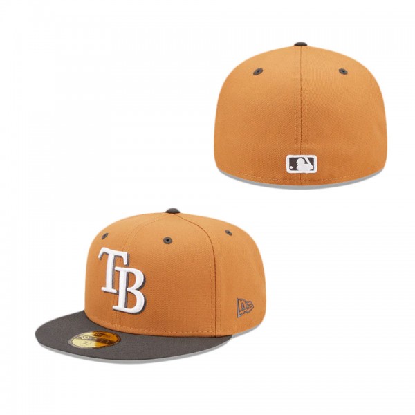Tampa Bay Rays Color Pack Tan 59FIFTY Fitted Hat