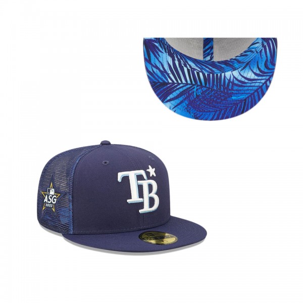Tampa Bay Rays Navy 2022 MLB All-Star Game Workout 59FIFTY Fitted Hat
