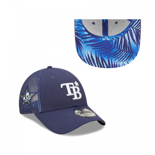 Tampa Bay Rays Navy 2022 MLB All-Star Game Workout 9FORTY Snapback Adjustable Hat