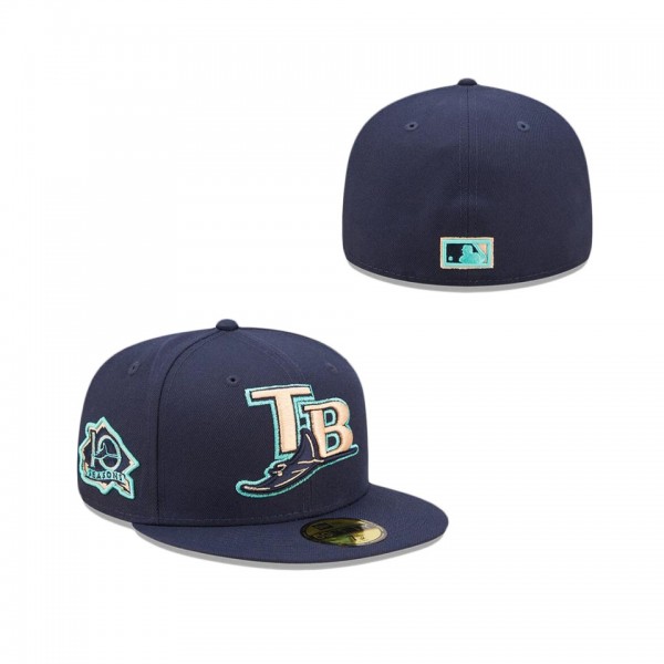 Tampa Bay Rays Oceanside Peach 59FIFTY Fitted Hat