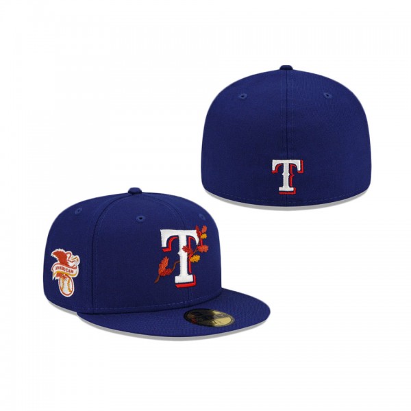 Texas Rangers Leafy Front 59FIFTY Fitted Cap