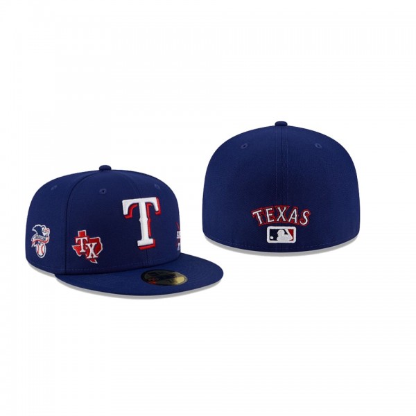 Men's Texas Rangers Multi Blue 59FIFTY Fitted Hat