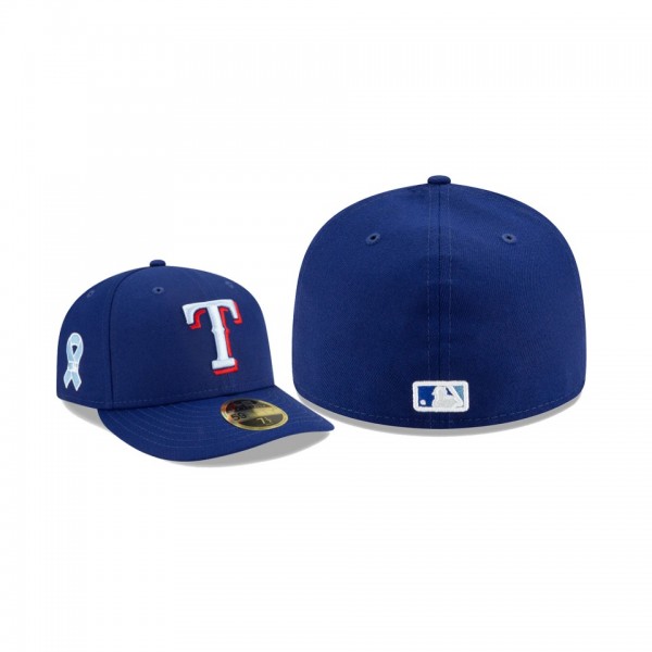 Men's Texas Rangers 2021 Father's Day Royal On-Field Low Profile 59FIFTY Fitted Hat