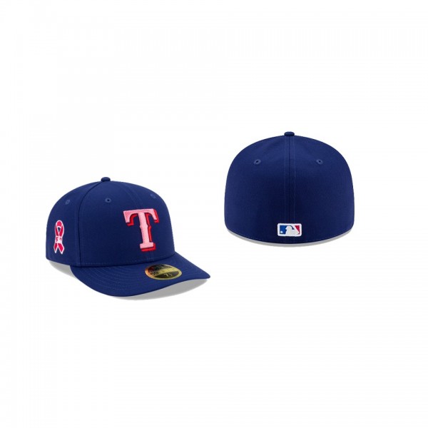Men's Texas Rangers 2021 Mothers Day Royal On-Field Low Profile 59FIFTY Fitted Hat
