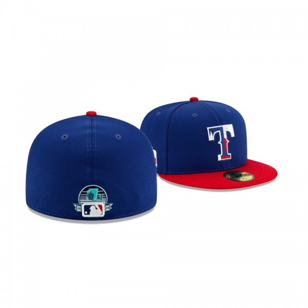 Rangers 2020 Spring Training Royal Red 59FIFTY Fitted New Era Hat