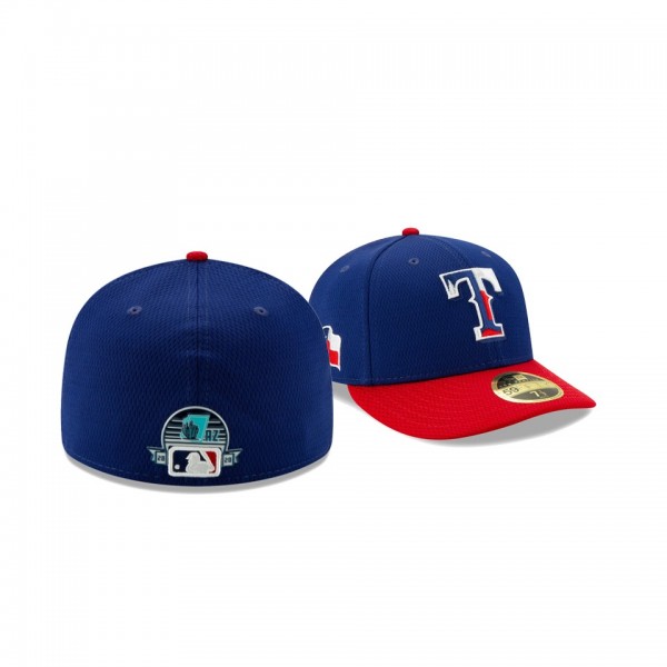 Rangers 2020 Spring Training Royal Red Low Profile 59FIFTY Fitted New Era Hat