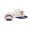 Men's Texas Rangers Pinstripe White 9FIFTY Snapback Hat