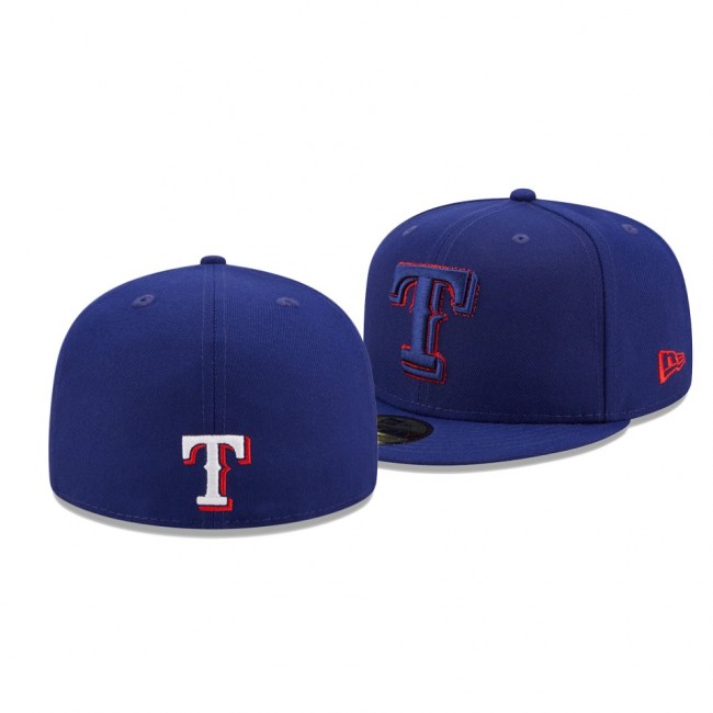 Texas Rangers Scored Royal 59FIFTY Fitted Hat