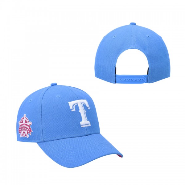 Texas Rangers '47 1995 MLB All-Star Game Orchid Undervisor MVP Snapback Hat Periwinkle