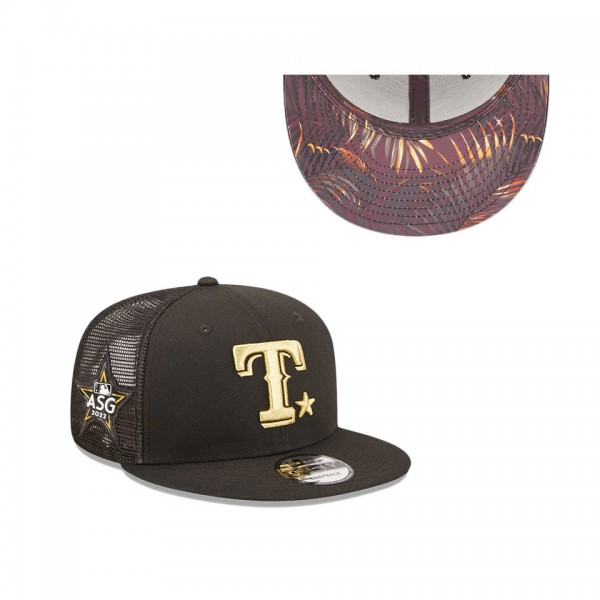 Texas Rangers Black 2022 MLB All-Star Game 9FIFTY Snapback Adjustable Hat