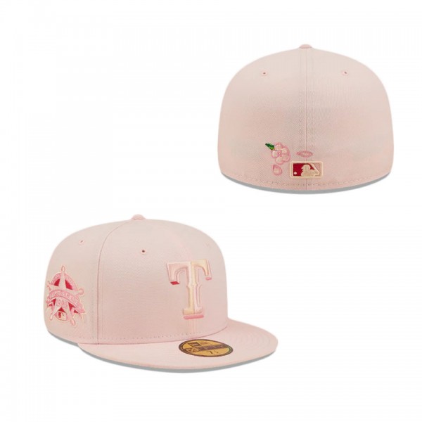 Texas Rangers Blossoms Fitted Hat