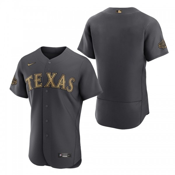 Rangers 2022 MLB All-Star Game Authentic Charcoal Jersey