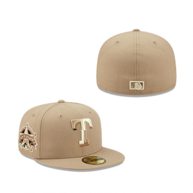 Texas Rangers Leopard 59FIFTY Fitted Hat