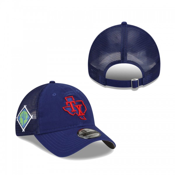 Texas Rangers New Era 2022 Spring Training 9TWENTY Adjustable Hat Royal