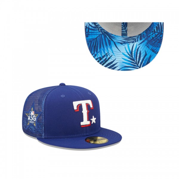 Texas Rangers Royal 2022 MLB All-Star Game Workout 59FIFTY Fitted Hat