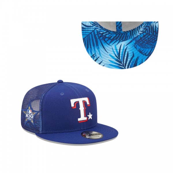 Texas Rangers Royal 2022 MLB All-Star Game Workout 9FIFTY Snapback Adjustable Hat