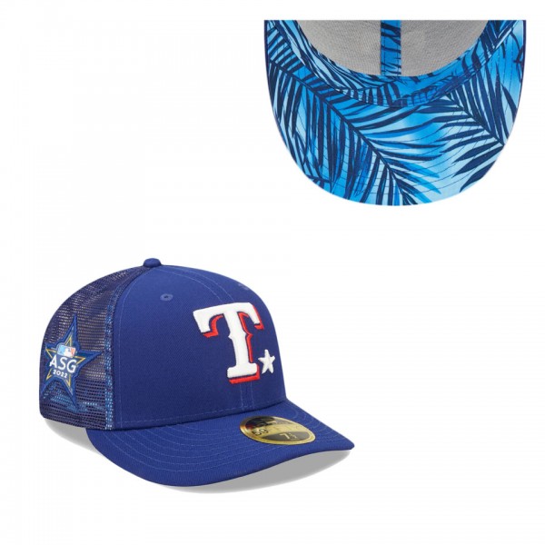 Texas Rangers Royal 2022 MLB All-Star Game Workout Low Profile 59FIFTY Fitted Hat