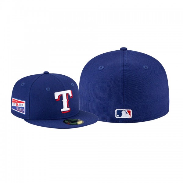 Men's Texas Rangers Centennial Collection Royal 59FIFTY Fitted Hat
