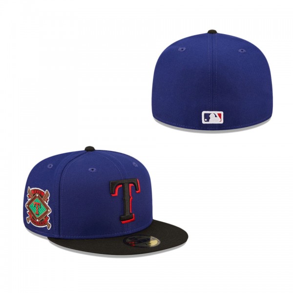 Texas Rangers Team AKA 59FIFTY Fitted Hat Royal
