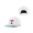 Men's Texas Rangers Hurley X '47 White Paradise Captain Snapback Hat