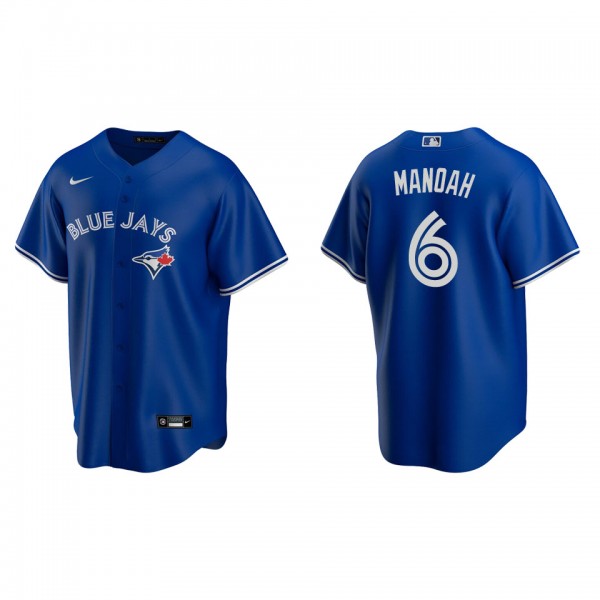 Alek Manoah Toronto Blue Jays Royal Alternate Replica Jersey