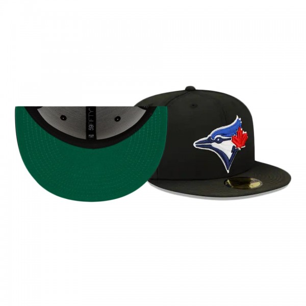 Toronto Blue Jays Sun Fade Black 59FIFTY Fitted Hat