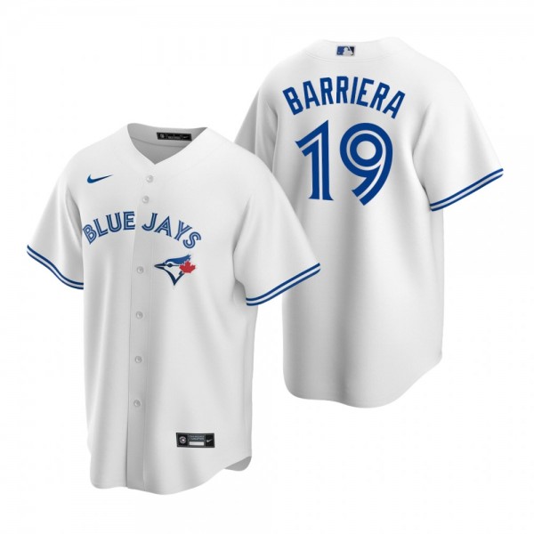 Toronto Blue Jays Brandon Barriera White 2022 MLB Draft Home Replica Jersey