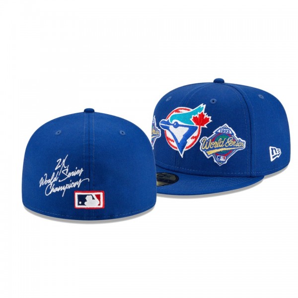 Toronto Blue Jays 2x World Series Champions Royal 59FIFTY Fitted Hat