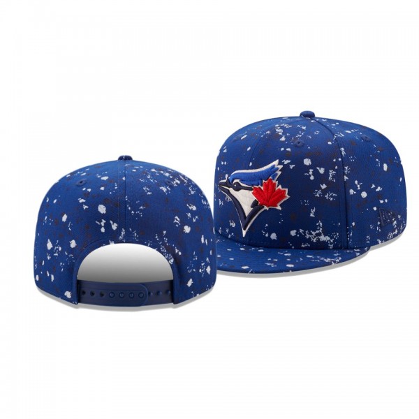 Men's Blue Jays Splatter Royal 9FIFTY Snapback Hat