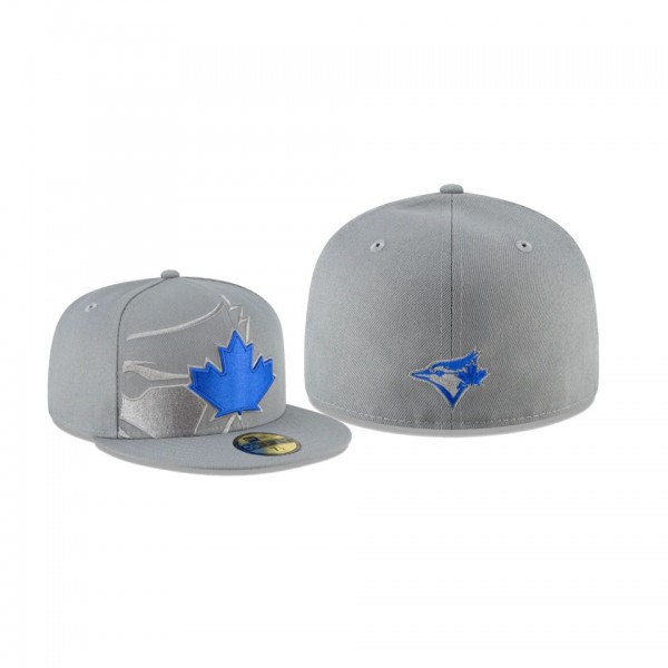 Men's Toronto Blue Jays Alternate Logo Elements Gray 59FIFTY Fitted Hat