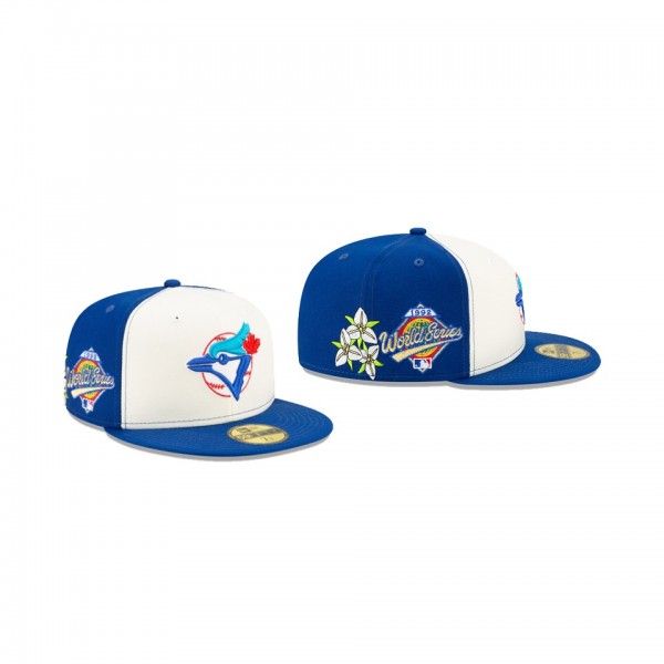 Men's Toronto Blue Jays State Flower White 59FIFTY Fitted Hat