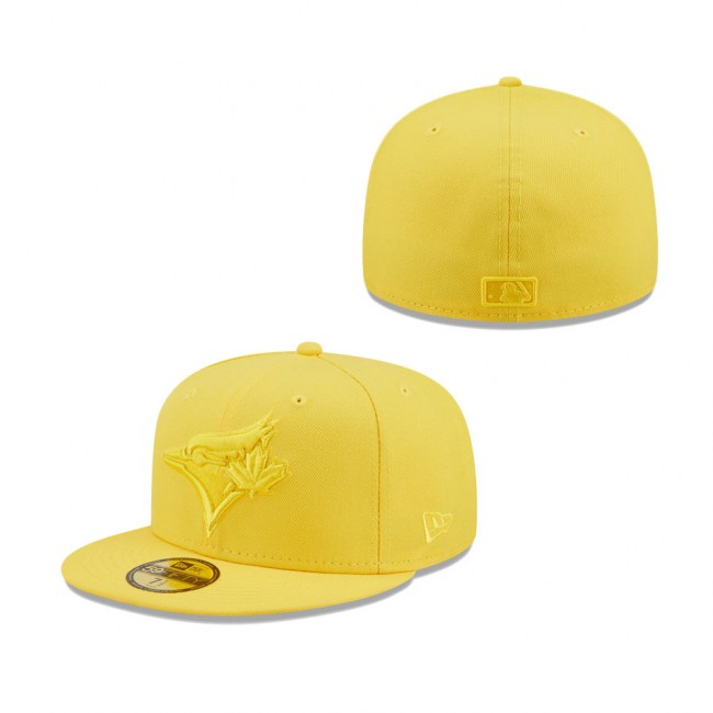 Toronto Blue Jays New Era Icon Color Pack 59FIFTY Fitted Hat Yellow