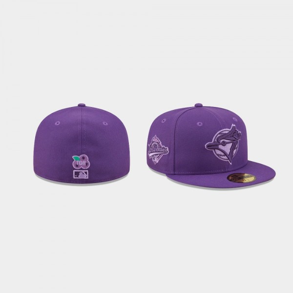 Toronto Blue Jays Men's State Fruit Plum 59FIFTY Fitted Hat