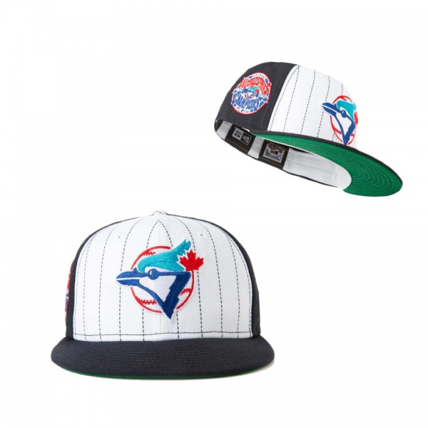 Toronto Blue Jays Pinstripe Fitted Hat