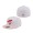 Toronto Blue Jays New Era Scarlet Undervisor 59FIFTY Fitted Hat White Pink