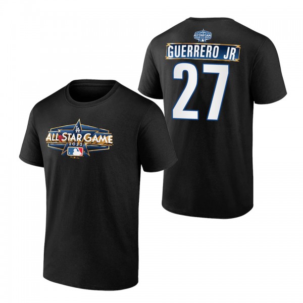 Vladimir Guerrero Jr. Blue Jays 2022 MLB All-Star Game Black T-Shirt