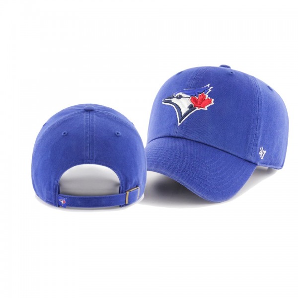 Youth Toronto Blue Jays Team Logo Royal Clean Up Adjustable Hat