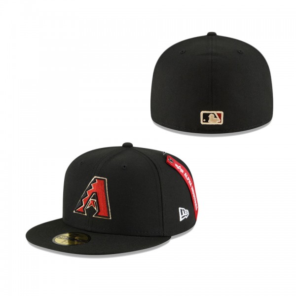 Arizona Diamondbacks New Era X Alpha Industries 59FIFTY Fitted Hat Black
